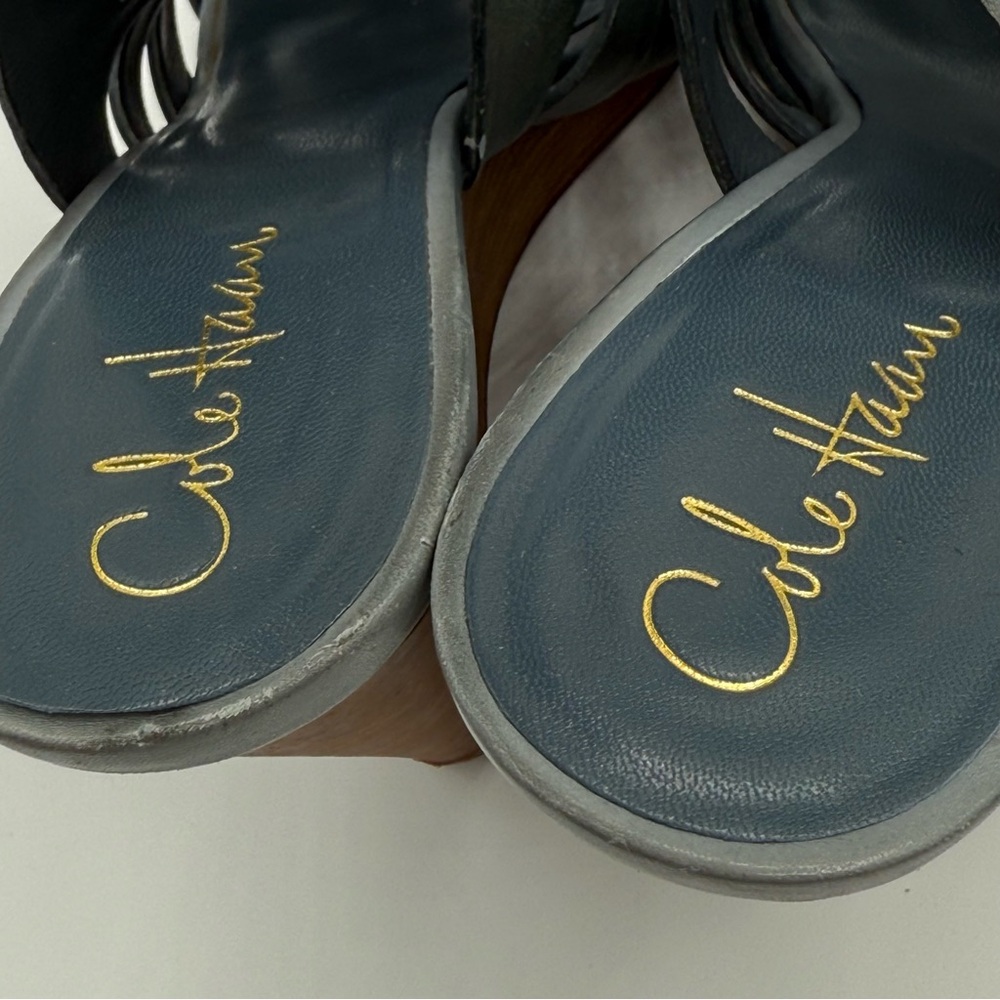 Cole Haan Nike Air Skye Lace Up Strappy Gladiator Wedge Size 10B - Picture 10 of 15